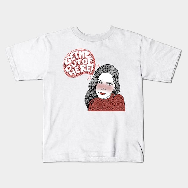 Get Me Out Kids T-Shirt by sofdesigns